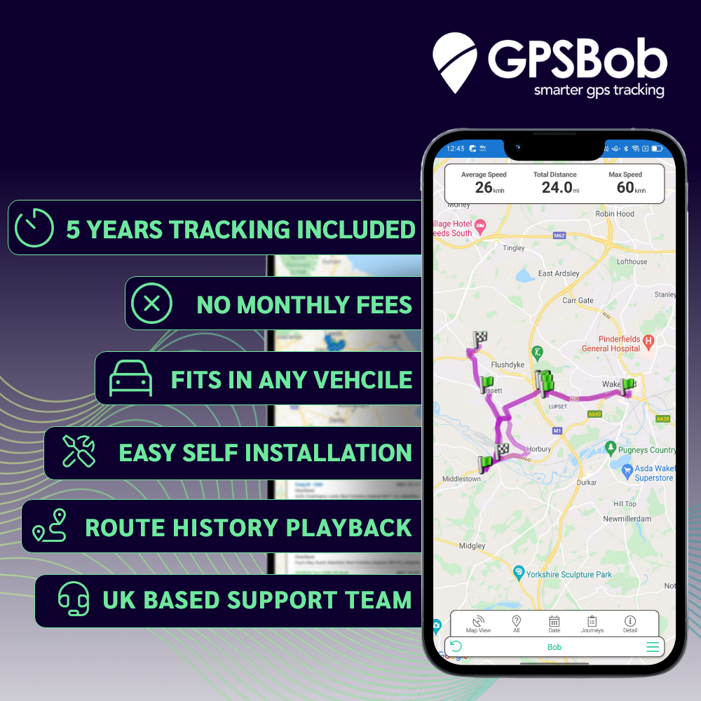 5 Year Two-wire 4G GPS Vehicle Tracker