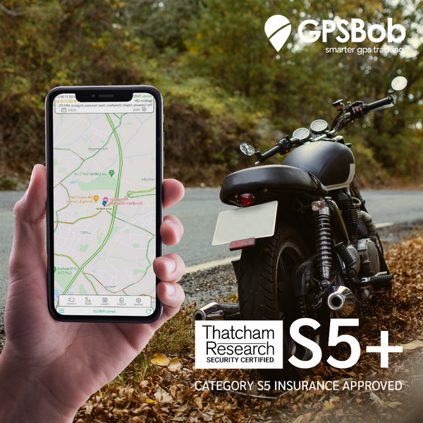 4G GPSBob Mongoose S5 Plus UK Insurance Approved Thatcham Bike Tracker - GPSBob