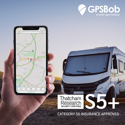 4G GPSBob Mongoose S5 Plus UK Insurance Approved Thatcham Motorhome Tracker