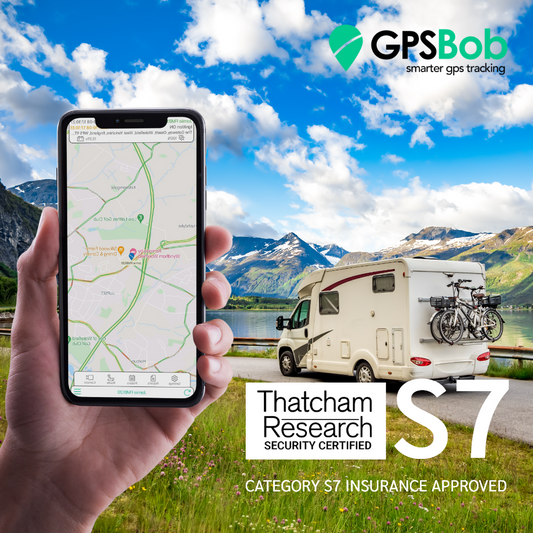 4G GPSBob Mongoose S7 UK Insurance Approved Thatcham Motorhome Tracker