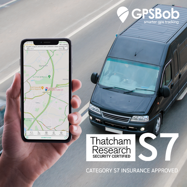 4G GPSBob Mongoose S7 UK Insurance Approved Thatcham Van Tracker - GPSBob