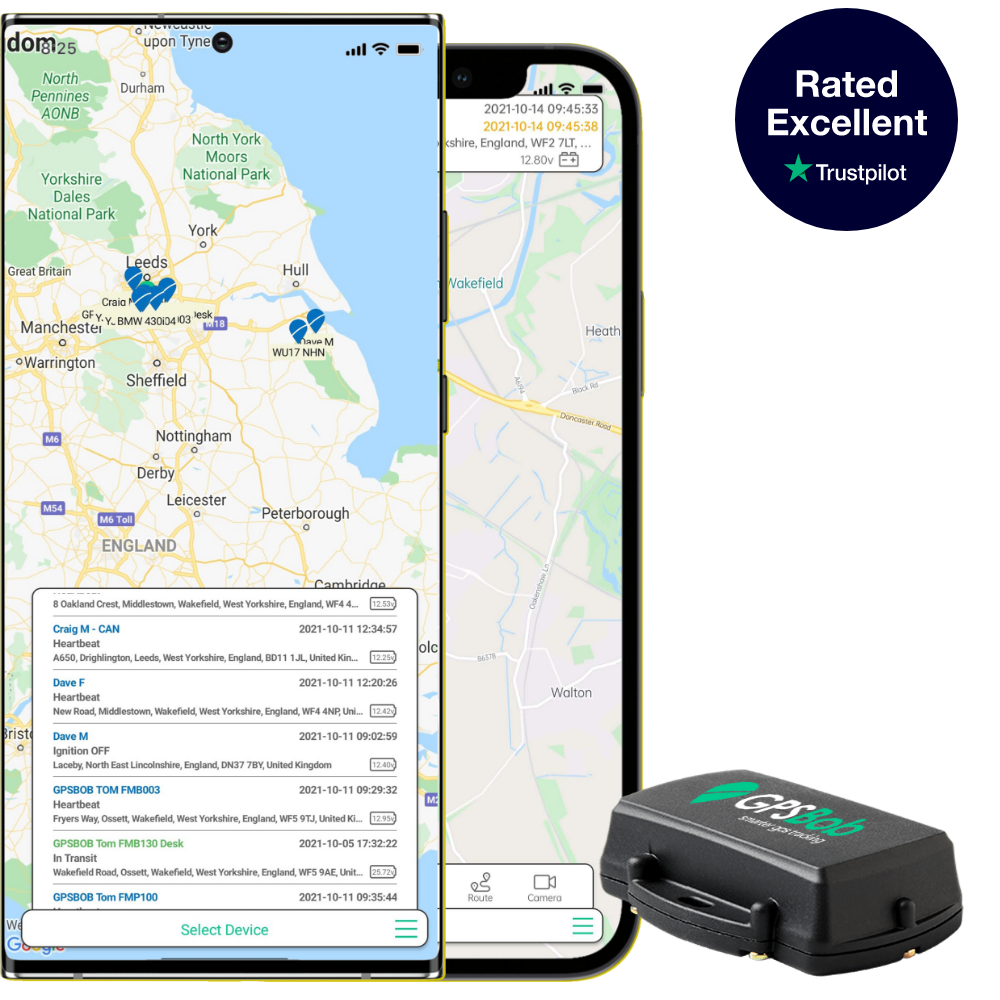 4G GPSBob Mongoose S7 Self Fit Battery Thatcham S7 Tracker for UK Insurance Approval