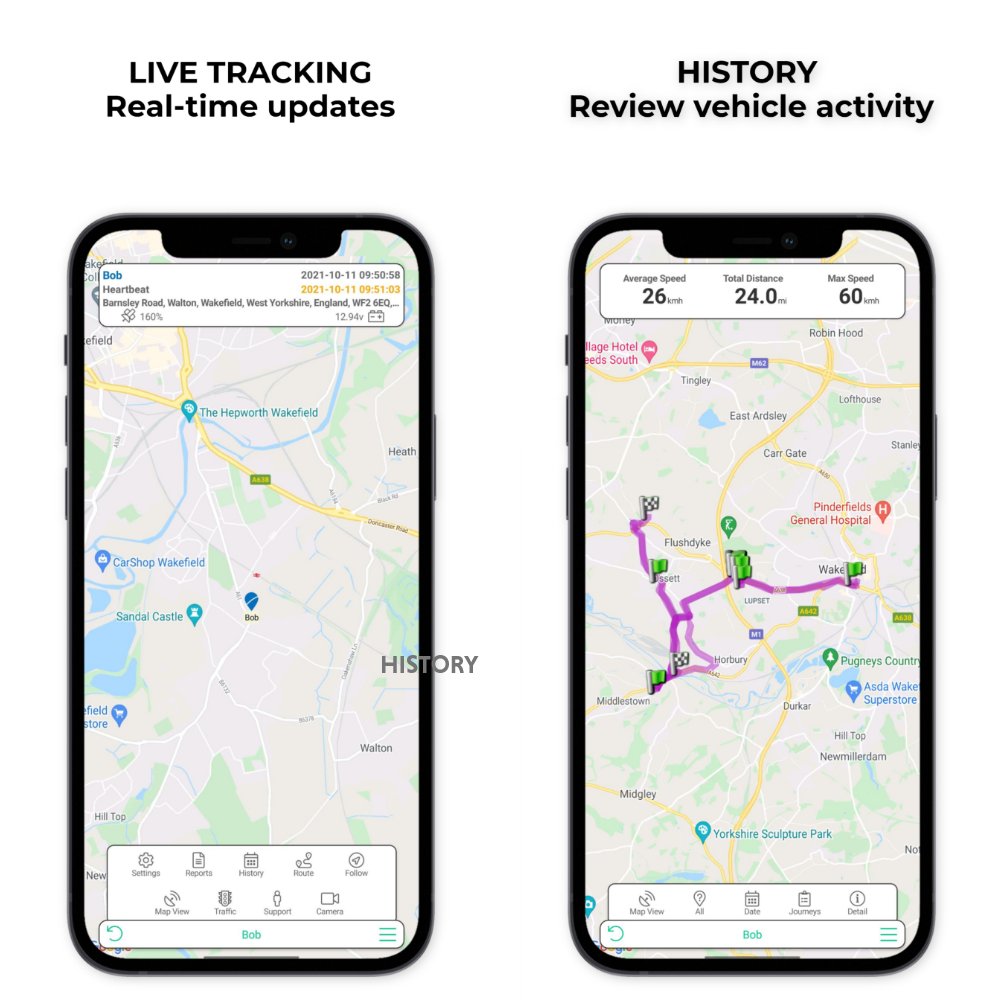 5 Year Two-wire 4G GPS Vehicle Tracker